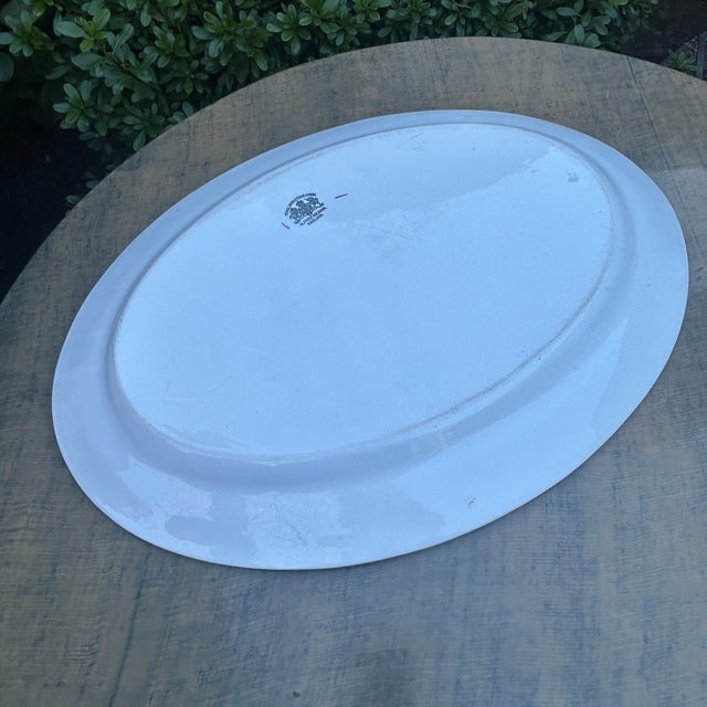 Mid 19th Century Alfred Meakin Tea Leaf Copper Lustre Oval Platter For Sale - Image 9 of 12
