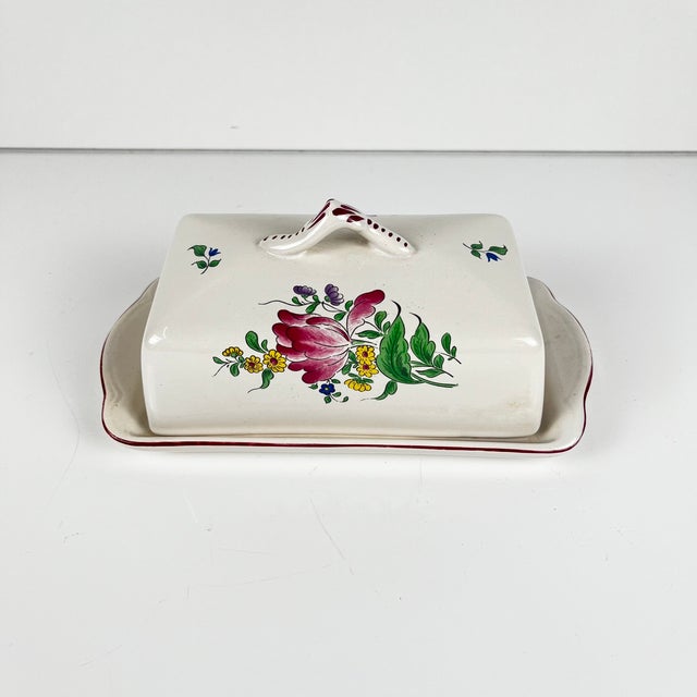 1980s Reverbère Butter Dish in Earthenware from KG Lunéville, 1980s For Sale - Image 5 of 7