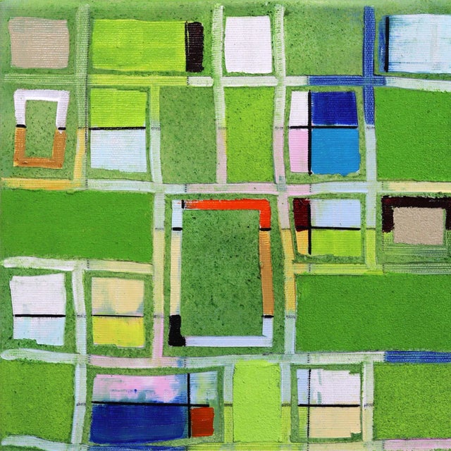 Petra Rös-Nickel’s original paintings merge playful forms, bright colors, and architectural compositions in oil and mixed...