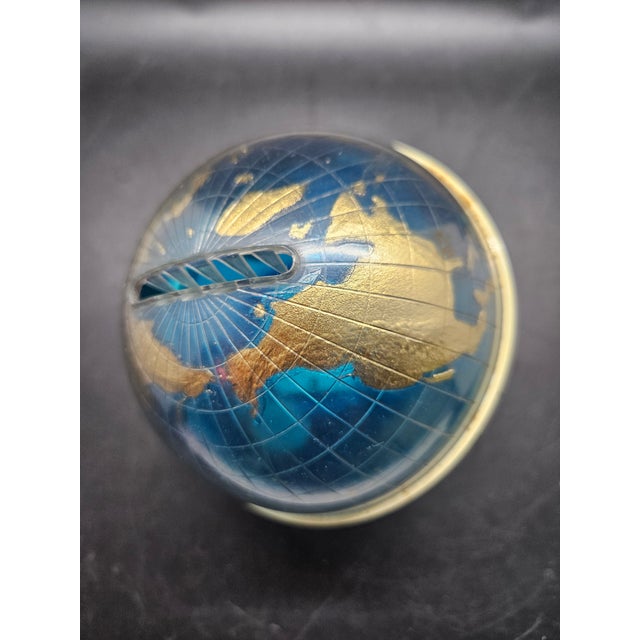 Vintage & Rare 1960's Swedish Bank Globe Coin Bank- "Foreningsbank" For Sale - Image 4 of 6