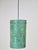 Vintage hanging lamp polyester sugar tube green sugar '60 cool tube design lamp, sugar confetti hanging lamp covered with...