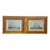 Pair Mid Century Clipper Ship Prints Windsor Castle & Swiftsure Maple Frames 12" For Sale