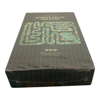 Factory Sealed Yetch Studio "Summer Day on the River" Majority Edge Piece Puzzle For Sale