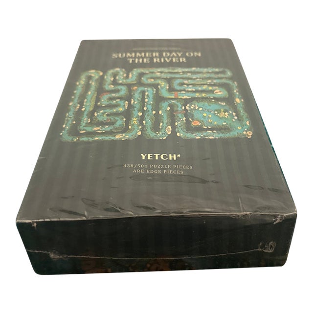 Factory Sealed Yetch Studio "Summer Day on the River" Majority Edge Piece Puzzle For Sale