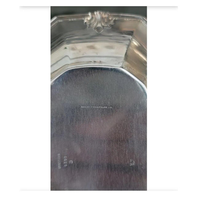 Brand-Chatillon Sterling Silver Handled Basket 5350 For Sale In Washington DC - Image 6 of 7