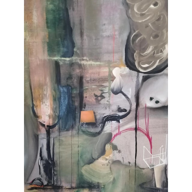 Stefano Mazzolini, Ardes, 2022, Oil & Acrylic on Canvas For Sale - Image 4 of 9