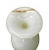 White Stone Carved Round Small Display Vase cs2632 For Sale - Image 4 of 7