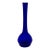 Cobalt Blue Hand-Blown Glass Bud Vase For Sale