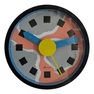 Neos Wall Clock by Nathalie Du Pasquier, 1980s For Sale