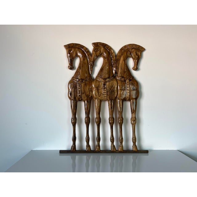 Frederick Weinberg 'Three Horses' Wall Sculpture Chairish