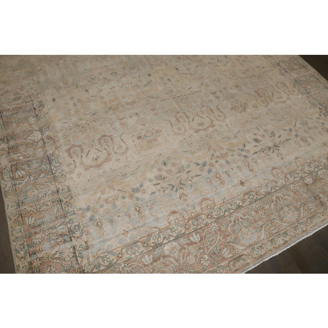 Textile Light Color Persian Antique Kerman rug no. j5228 For Sale - Image 7 of 13