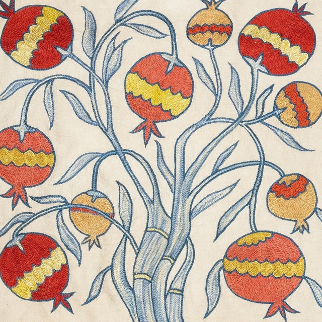 New Hand-Embroidered 100% Silk Cushion Cover – Authentic Uzbek Textile Art Elevate your home décor with this exquisite...