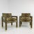 Leopard Parsons Chairs With Brass Sabots, Custom - A Pair For Sale In Dallas - Image 6 of 12