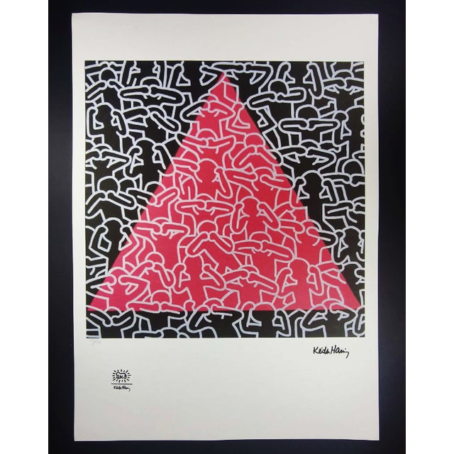 Keith Haring, Figurative Composition, 1990s, Limited Edition Lithograph For Sale - Image 8 of 8