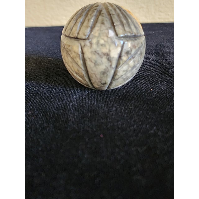 Vintage Handcrafted Alabaster Owl For Sale In Palm Springs - Image 6 of 8