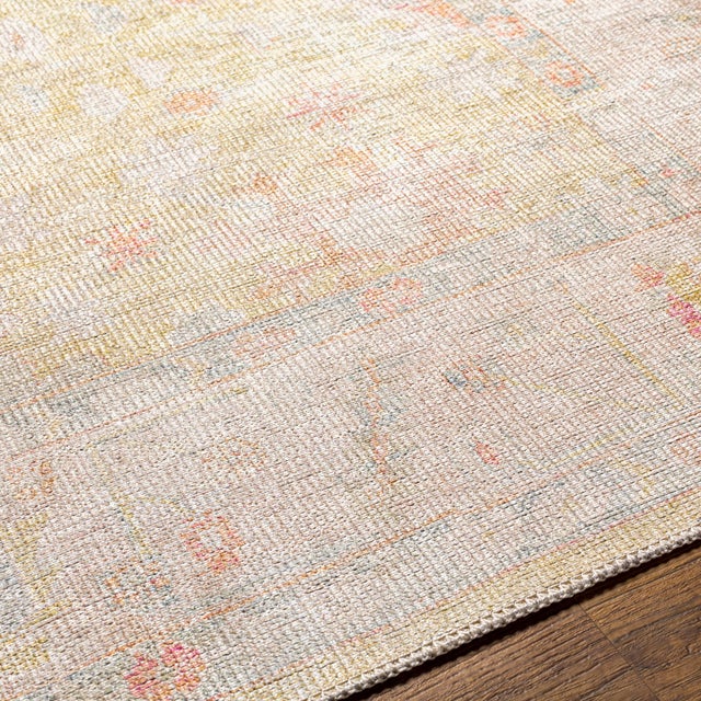 This Kemer area rug is the perfect way to bring a traditional style to any room. Crafted in Turkey with polyester, it...