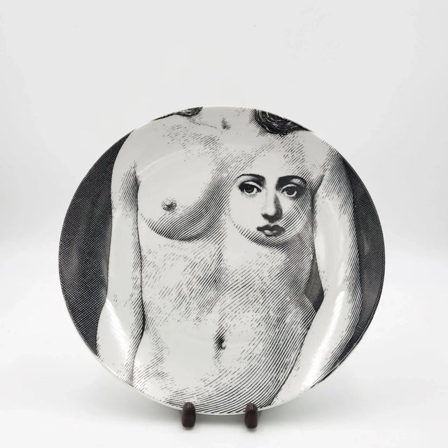 Three Fornasetti Vintage Plates For Sale - Image 4 of 8