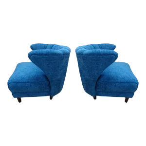 Pair of Mid Century Lounge Chairs by Karpen of California