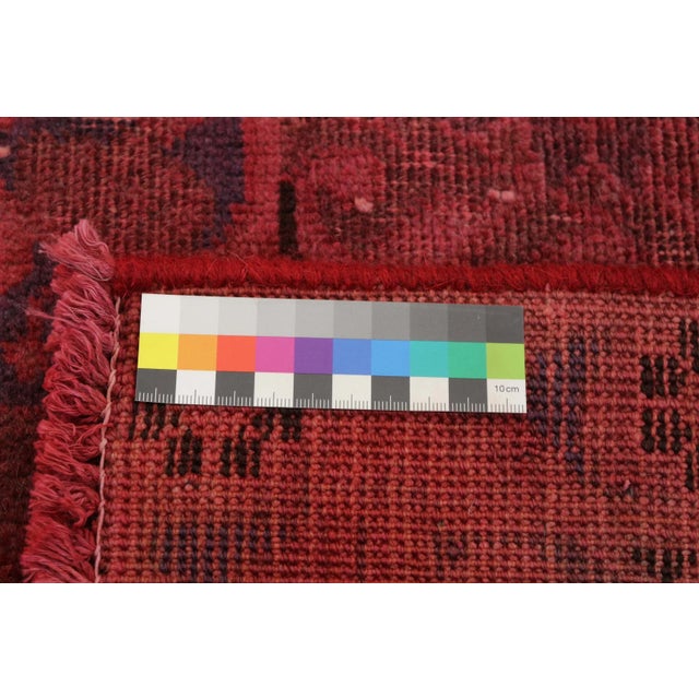 Textile Vintage Middle Eastern Hand-Knotted Rug For Sale - Image 7 of 8