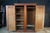Brown Primitive Antique American Victorian Poplar Closet Cupboard Linen Press Cabinet For Sale - Image 8 of 18