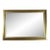 Large Contemporary Traditional Gold Gilt Beveled Glass Rectangular Wall Mirror For Sale
