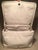 Animal Skin Chanel White Leather Quilted CC logo XL Maxi Classic Top Flap Shoulder Bag For Sale - Image 7 of 11
