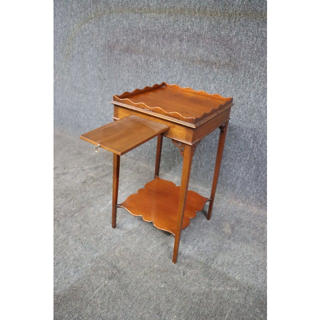 Traditional Mid 20th Century Westing, Evans & Egmore Candle Stand For Sale - Image 3 of 9