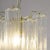 Metal Ceiling Lamp in Murano Crystal Glass Trunks, 1990s For Sale - Image 7 of 13