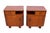 Mid-20th Century Art Deco Bedroom Tables, Poland, 1950s, Set of 2 For Sale - Image 4 of 16
