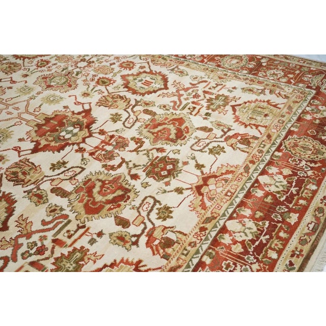 Early 21st Century Oushak Rug 9' X 12' For Sale - Image 5 of 11