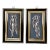 Mid-Century Italian Women Holding Urn Wall Hanging Framed Sculptures - a Pair For Sale