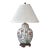 Vintage Maitland-Smith Hand-Painted Chinoiserie Floral Porcelain Ginger Jar Table Lamp For Sale