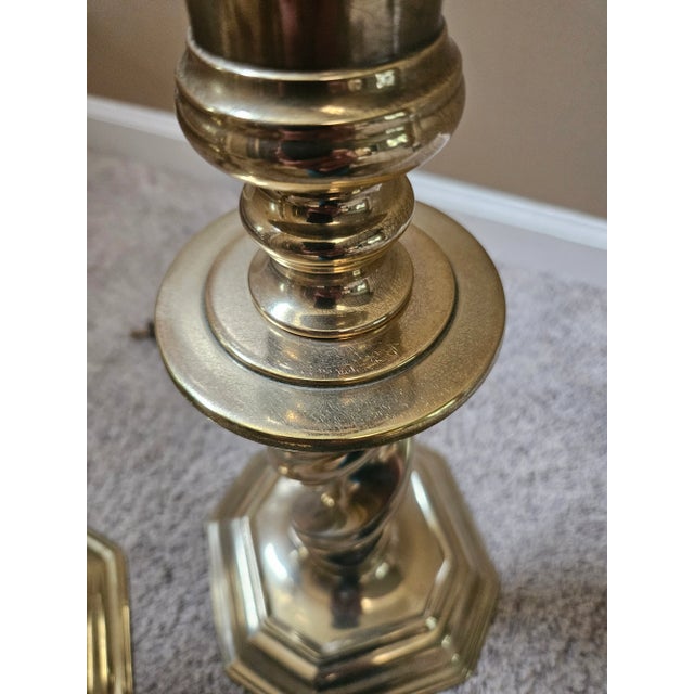 Stiffel Brass Barley Twist Table Lamp - 2 Available For Sale - Image 12 of 12