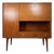 Vintage Highboard in Teak and Bakelite, 1950s For Sale