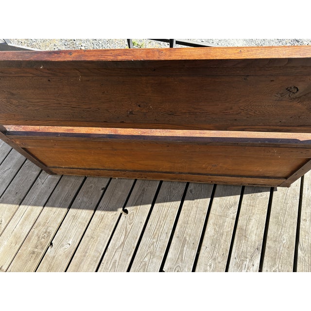 Storage Bench in Oak For Sale - Image 3 of 11