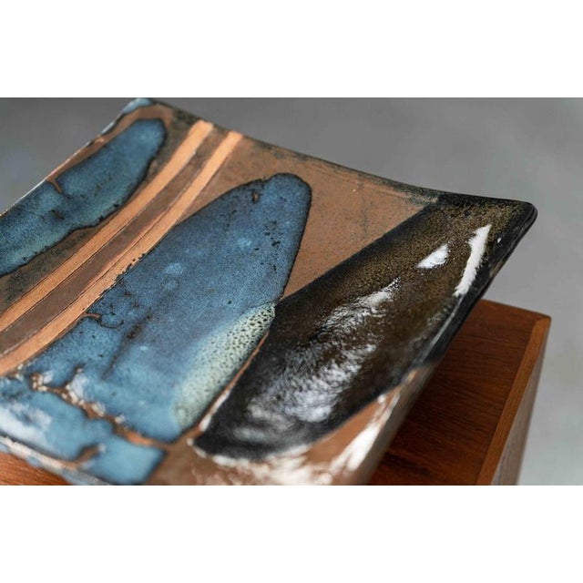 This plate from the 1980’s was found at a vintage market in Le Mans in France. It is signed underneath with a monogram,...