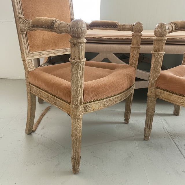 19th Century Empire Fauteuils in the Manner of Pierre Benoit Marcion For Sale In Los Angeles - Image 6 of 10