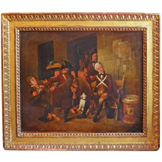 Oil Painting by British Caricaturist Henry W. Bunbury For Sale In New York - Image 6 of 6