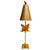 Contemporary Tall & Slender Azalea Gold Table Lamps by Lucas McKearn - a Pair For Sale - Image 16 of 17