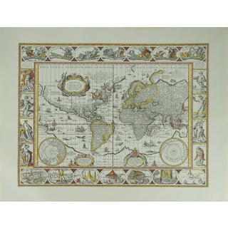 Planisphere by Willem Janszoon Blaeu For Sale