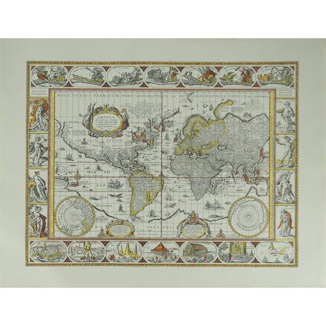 Planisphere by Willem Janszoon Blaeu For Sale