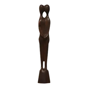 Mid Century Modern Rosewood Sculpture