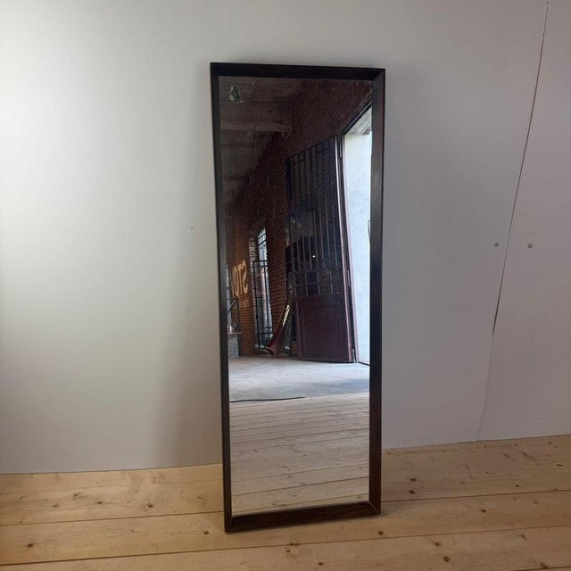 Vintage Danish Rosewood Mirror, 1960s For Sale - Image 5 of 5