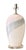 White Vintage Regency Swirl Murano Glass Lamps For Sale - Image 8 of 12