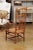 Late 19th Century French Cherry Wood Armchair with Rush Seat and Sheaf Back For Sale - Image 11 of 13