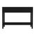 Lark 44 in. W Rectangular Wood 2 Drawer Console Table with Lower Open Shelf, Washed Black For Sale In Chicago - Image 6 of 8