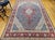 Persian Antique Persian Tabriz Area Rug. Hand-Knotted Wool, Herati Geometric Pattern, Navy & Red, 6x10 For Sale - Image 3 of 16