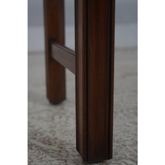 Henkel Harris Walnut 2 Drawer Console Table For Sale - Image 11 of 18
