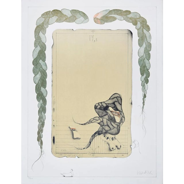 Untitled - Original Lithograph by Paul Wunderlich - 1970 1970 For Sale