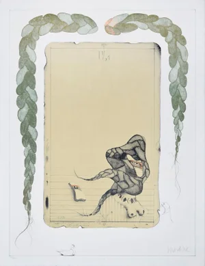 Untitled - Original Lithograph by Paul Wunderlich - 1970 1970
